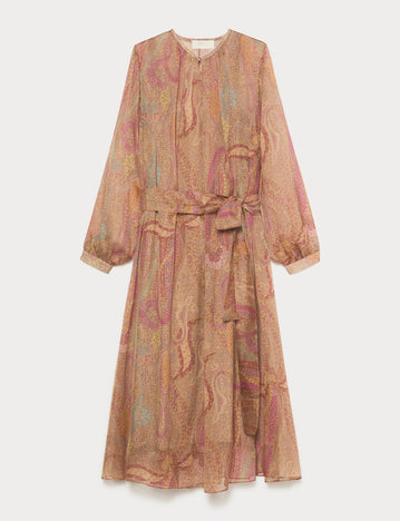 Marina Rinaldi silk chiffon dress for woman