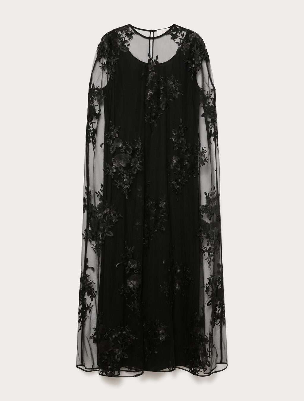 Marina Rinaldi embroidered tulle dress for woman