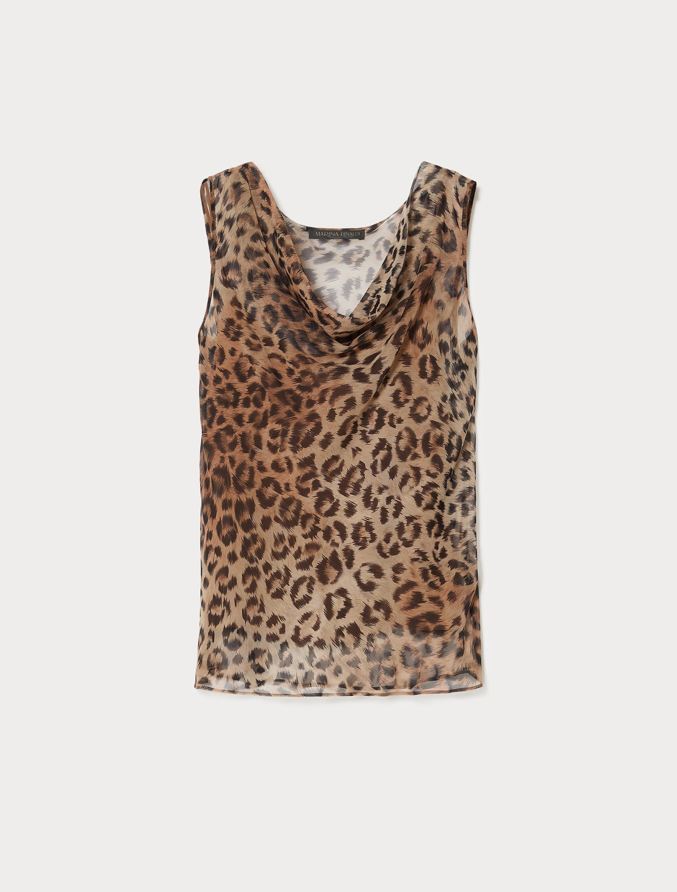 marina rinaldi silk georgette top for woman