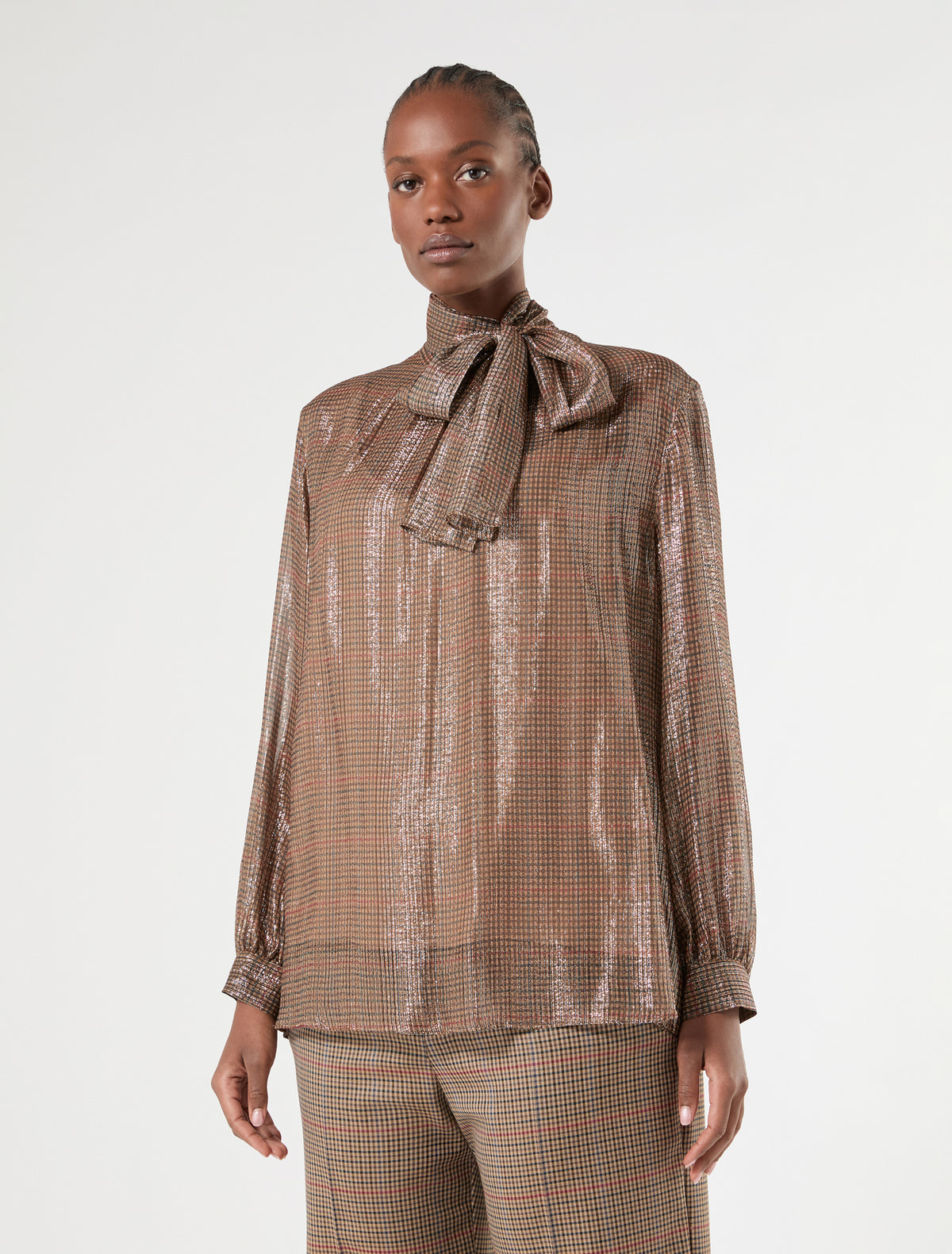 Marina Rinaldi silk georgette tunic for woman