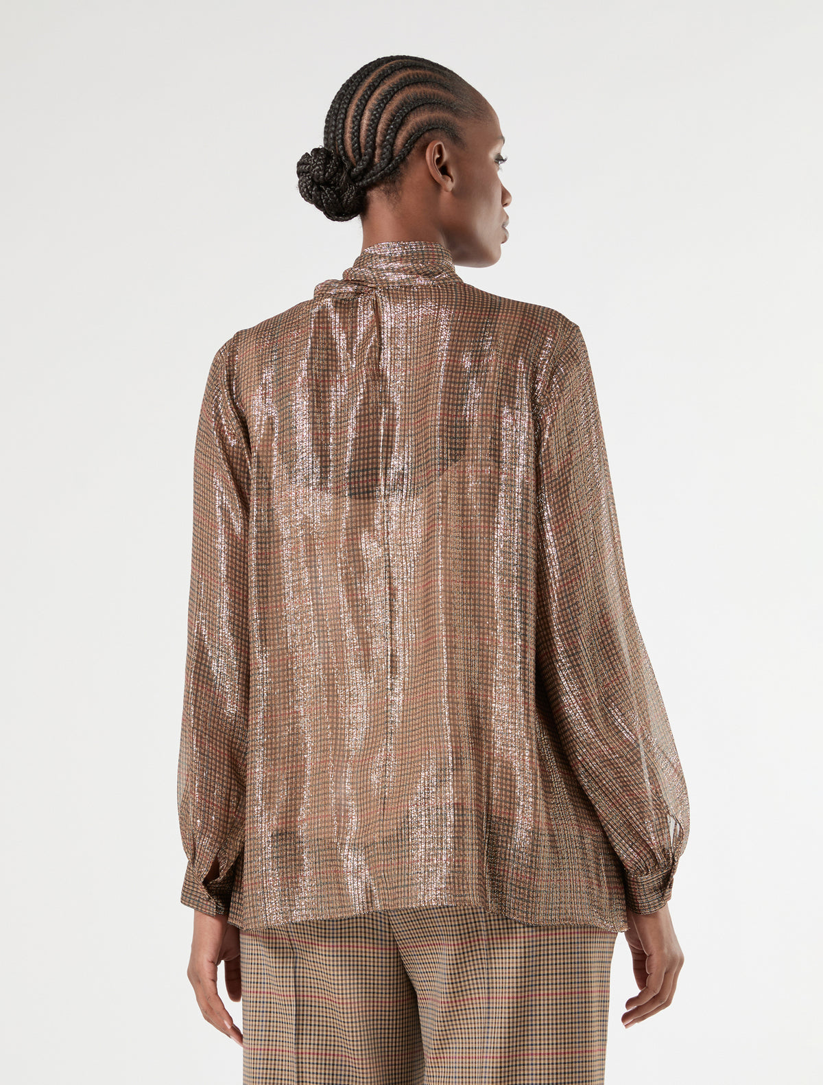 Marina Rinaldi silk georgette tunic for woman