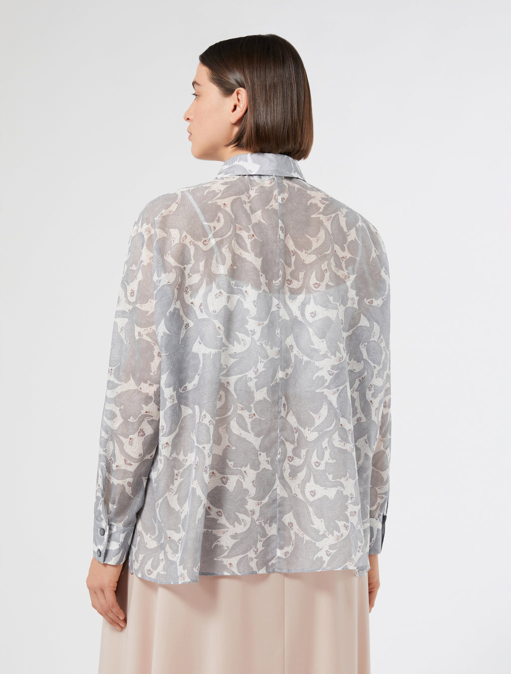 Silk georgette tunic