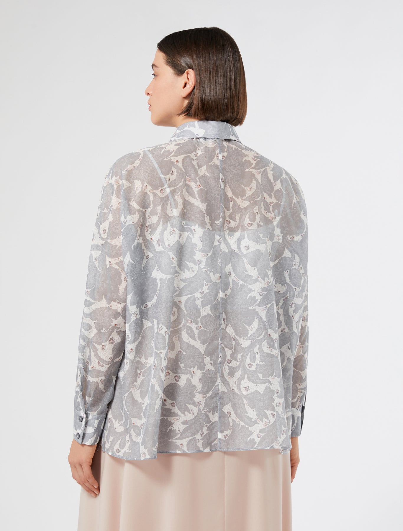 Silk georgette tunic