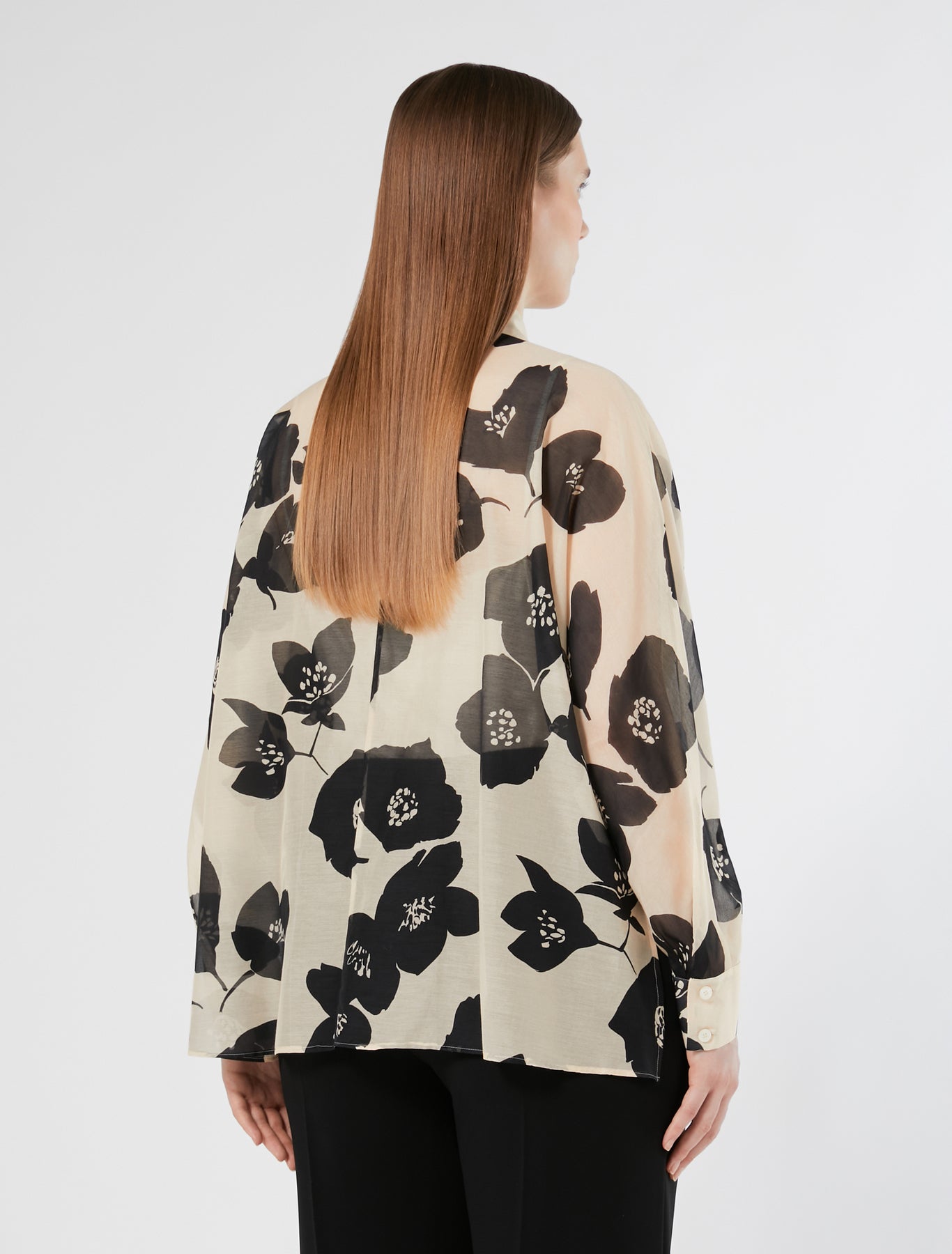 Silk georgette tunic