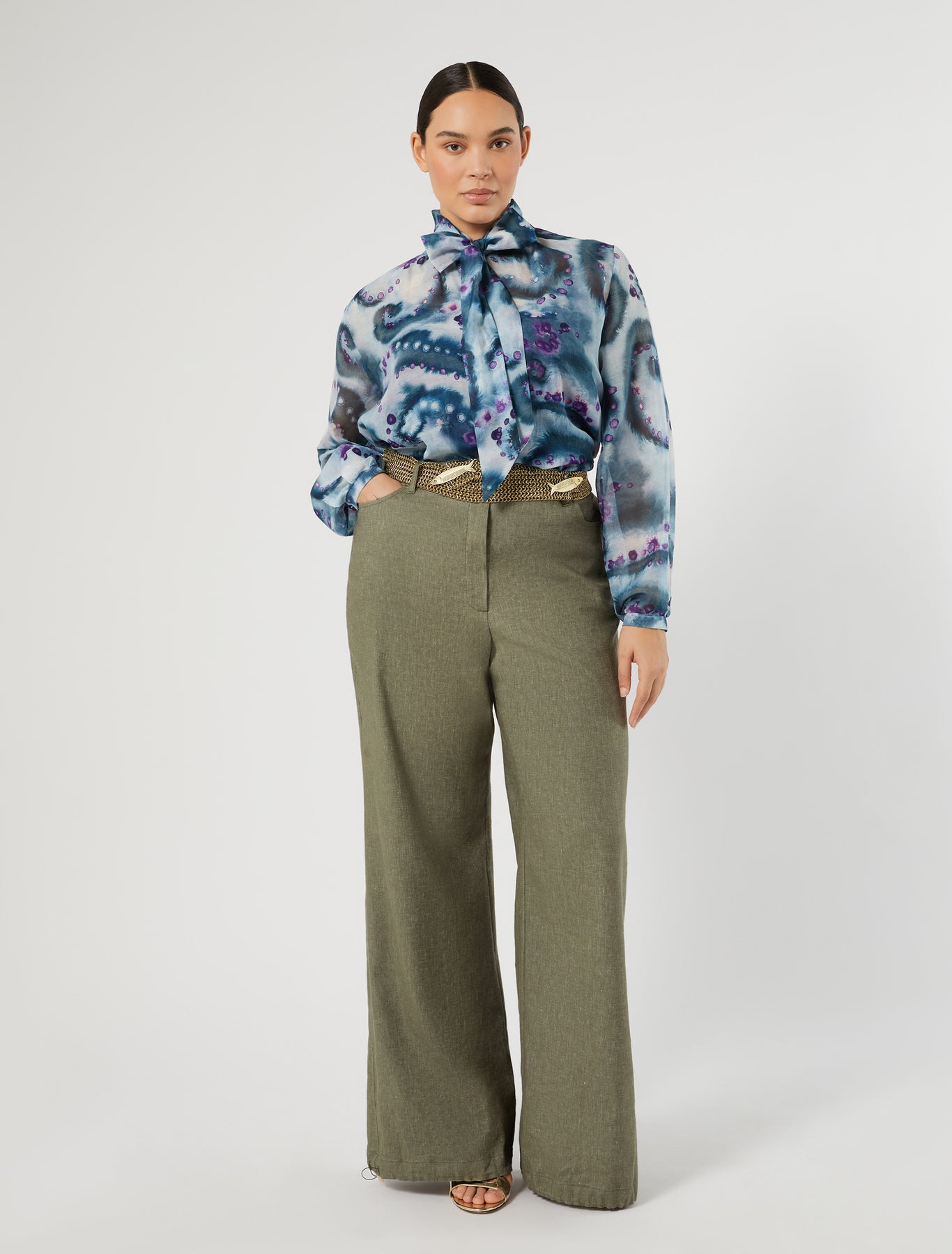 Marina Rinaldi silk and cotton shirt for woman