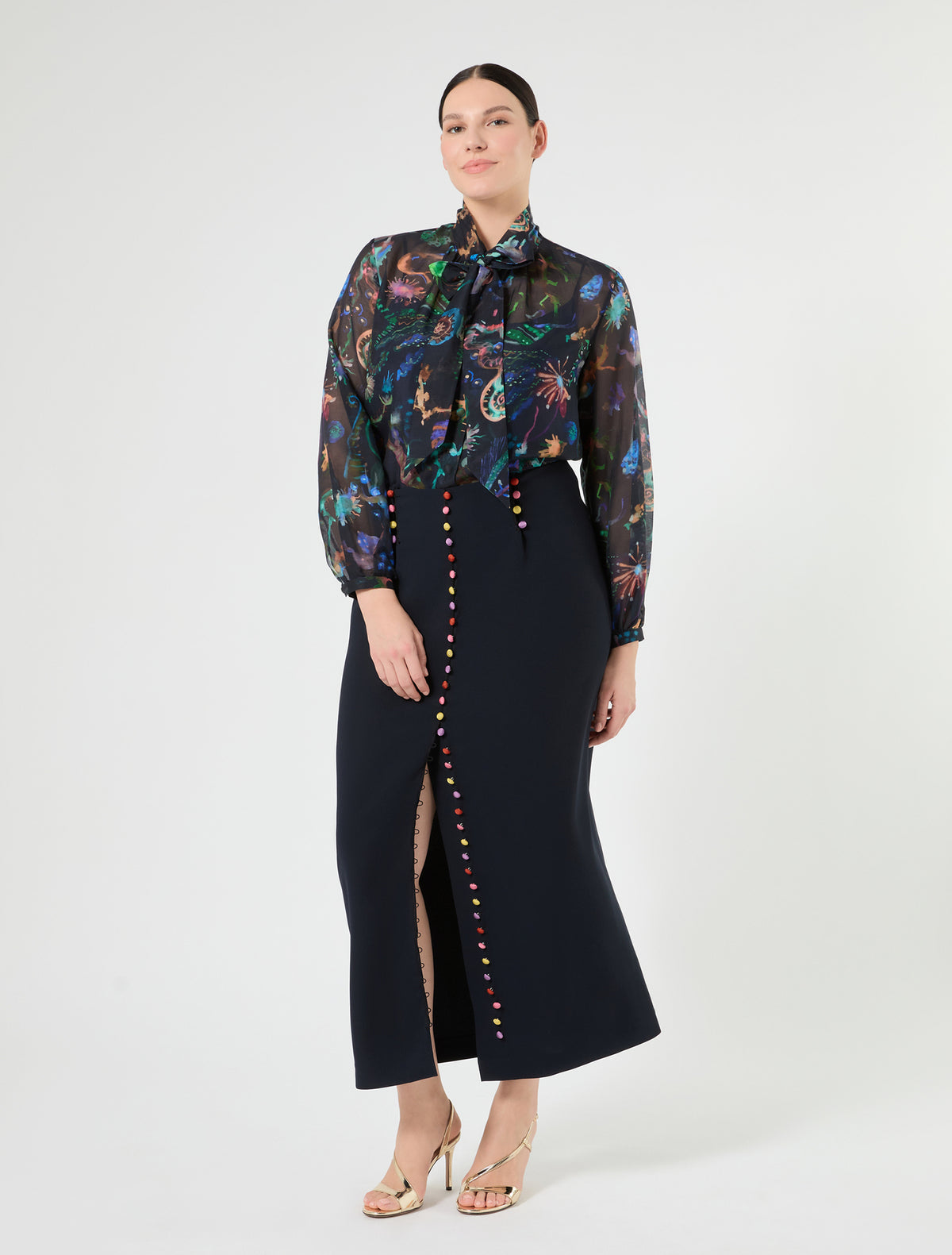 Marina Rinaldi silk and cotton shirt for woman