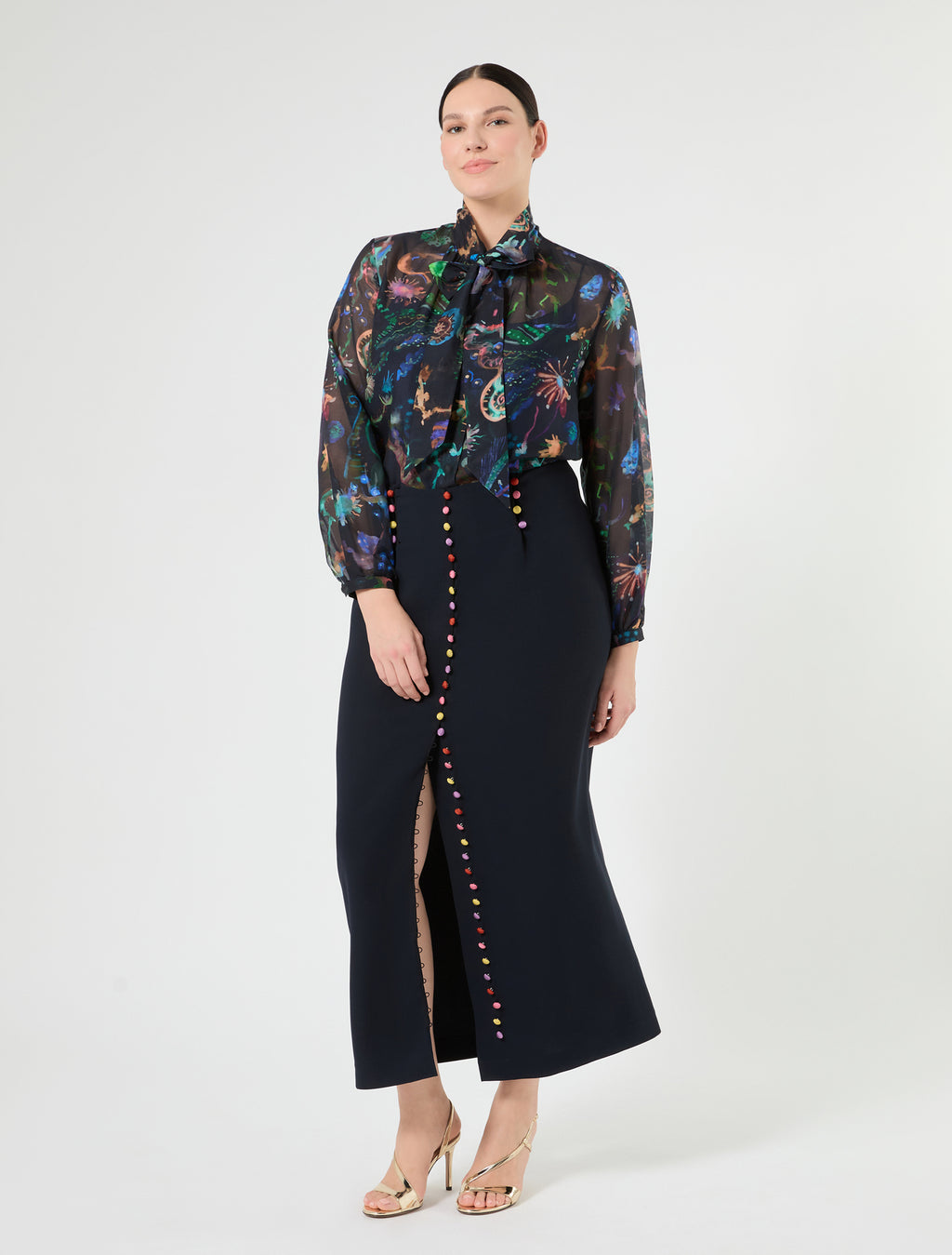 Marina Rinaldi silk and cotton shirt for woman