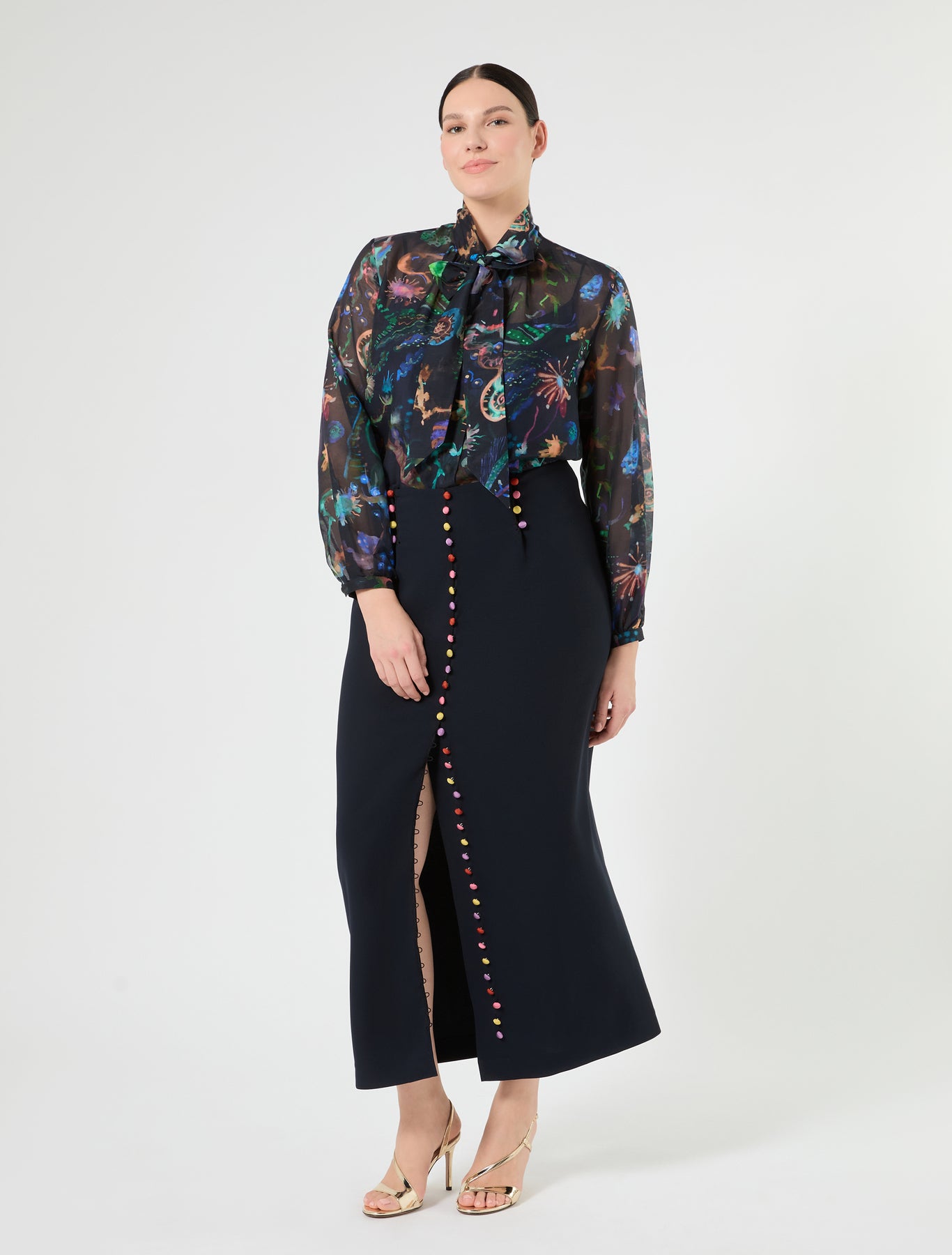 Marina Rinaldi silk and cotton shirt for woman