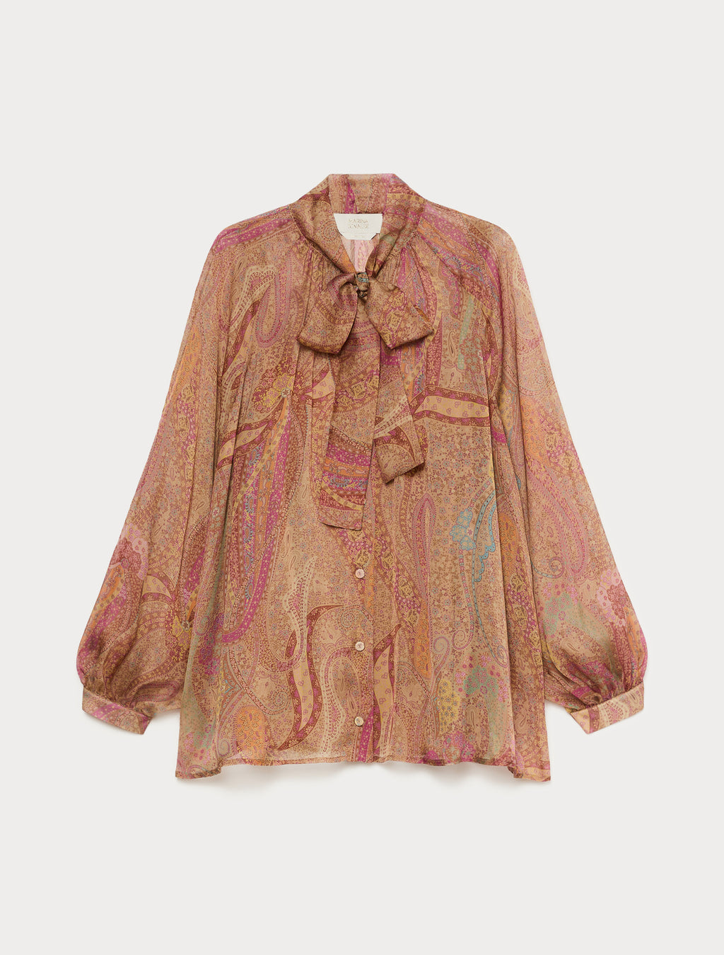 Marina Rinaldi silk chiffon shirt for woman
