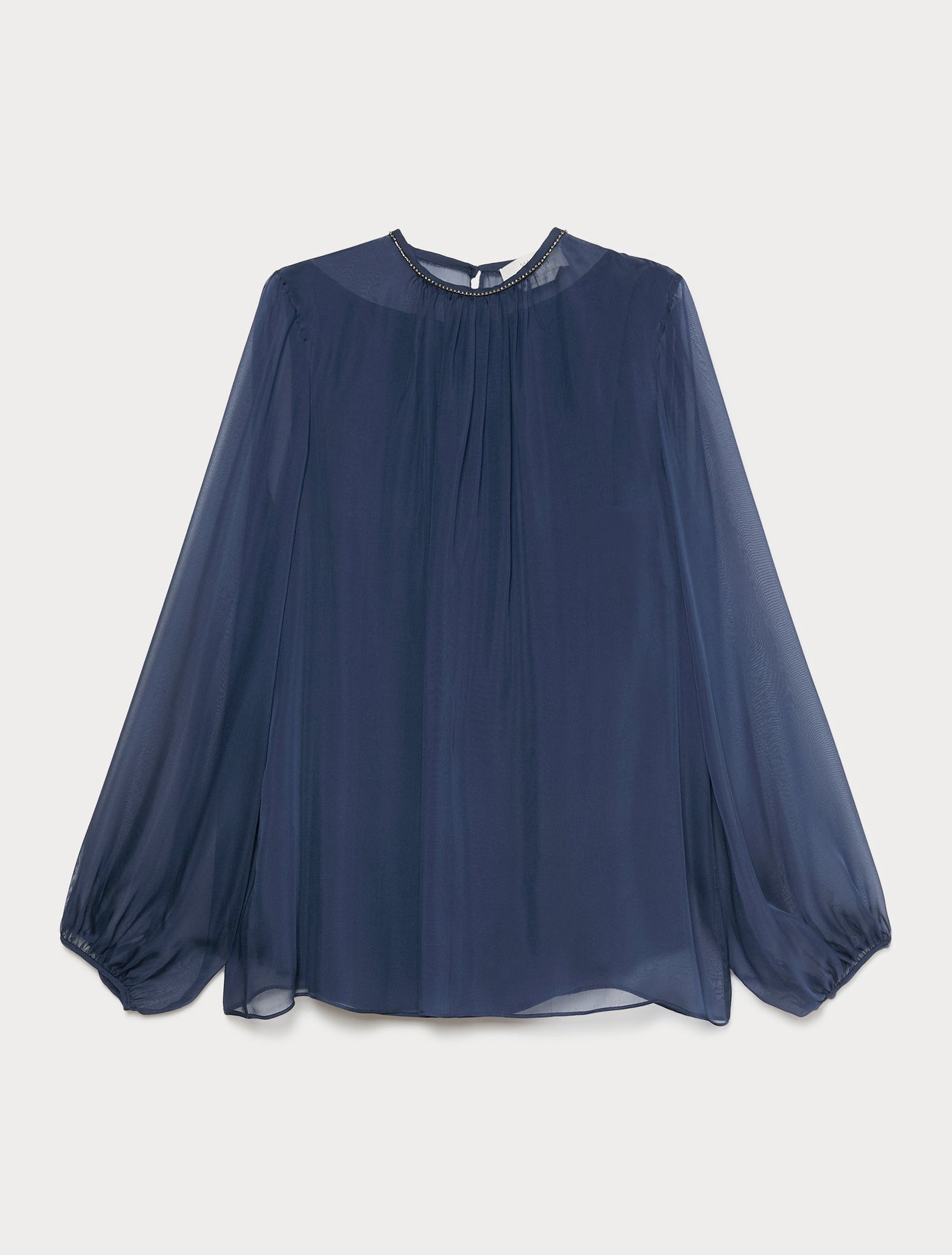 Marina Rinaldi pure silk chiffon blouse for woman