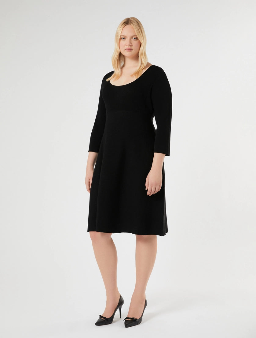 marina rinaldi viscose knit dress for woman