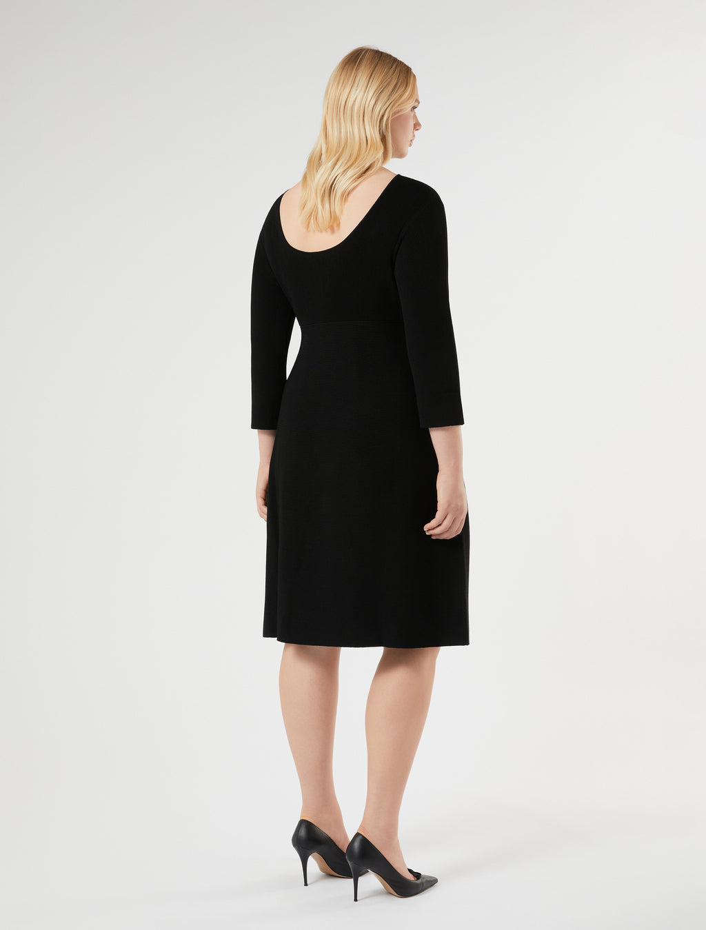 marina rinaldi viscose knit dress for woman