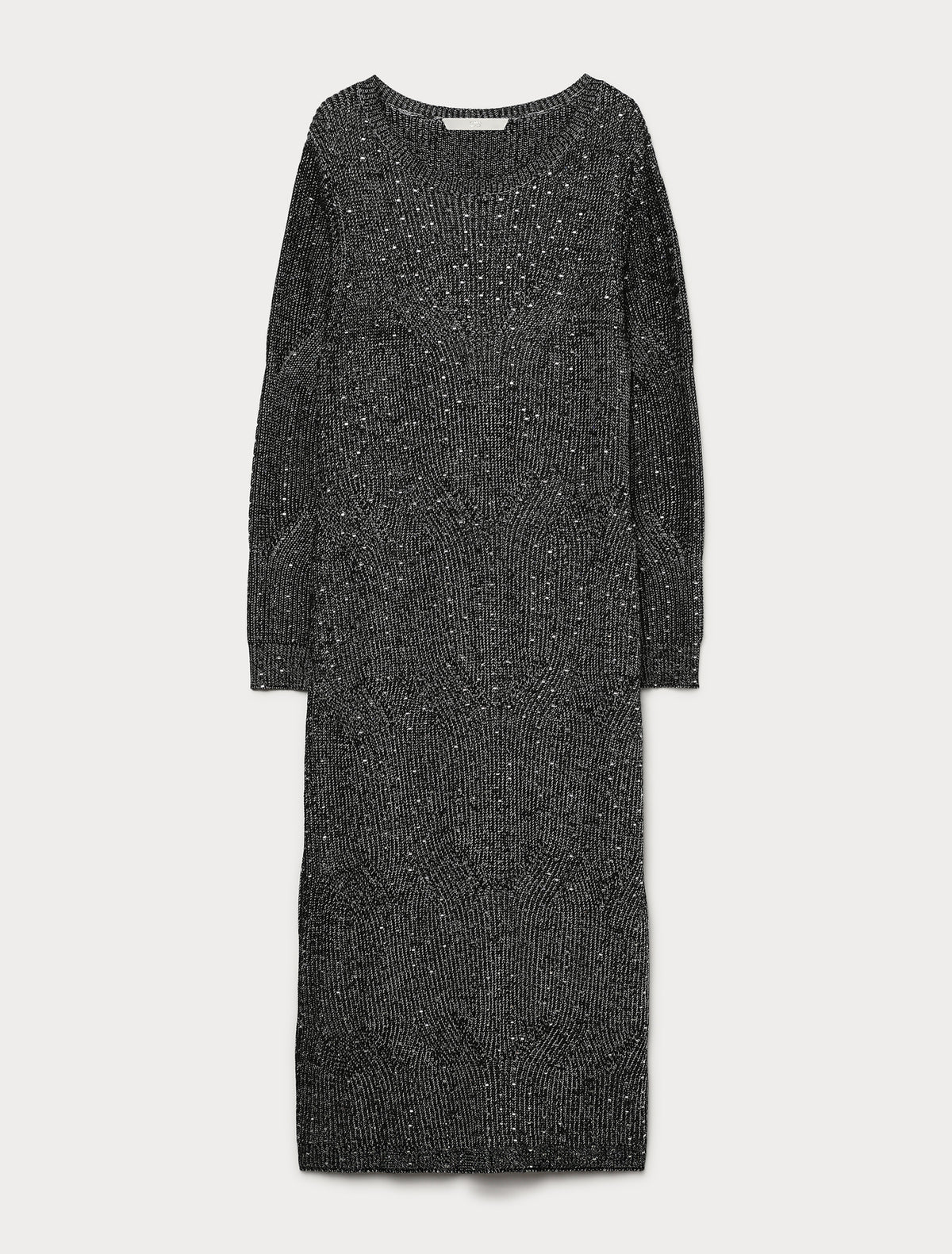 Marina Rinaldi knit dress with rhinestones for woman