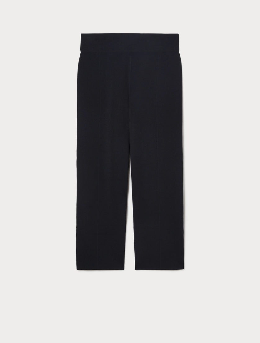 marina rinaldi viscose knit trousers for woman