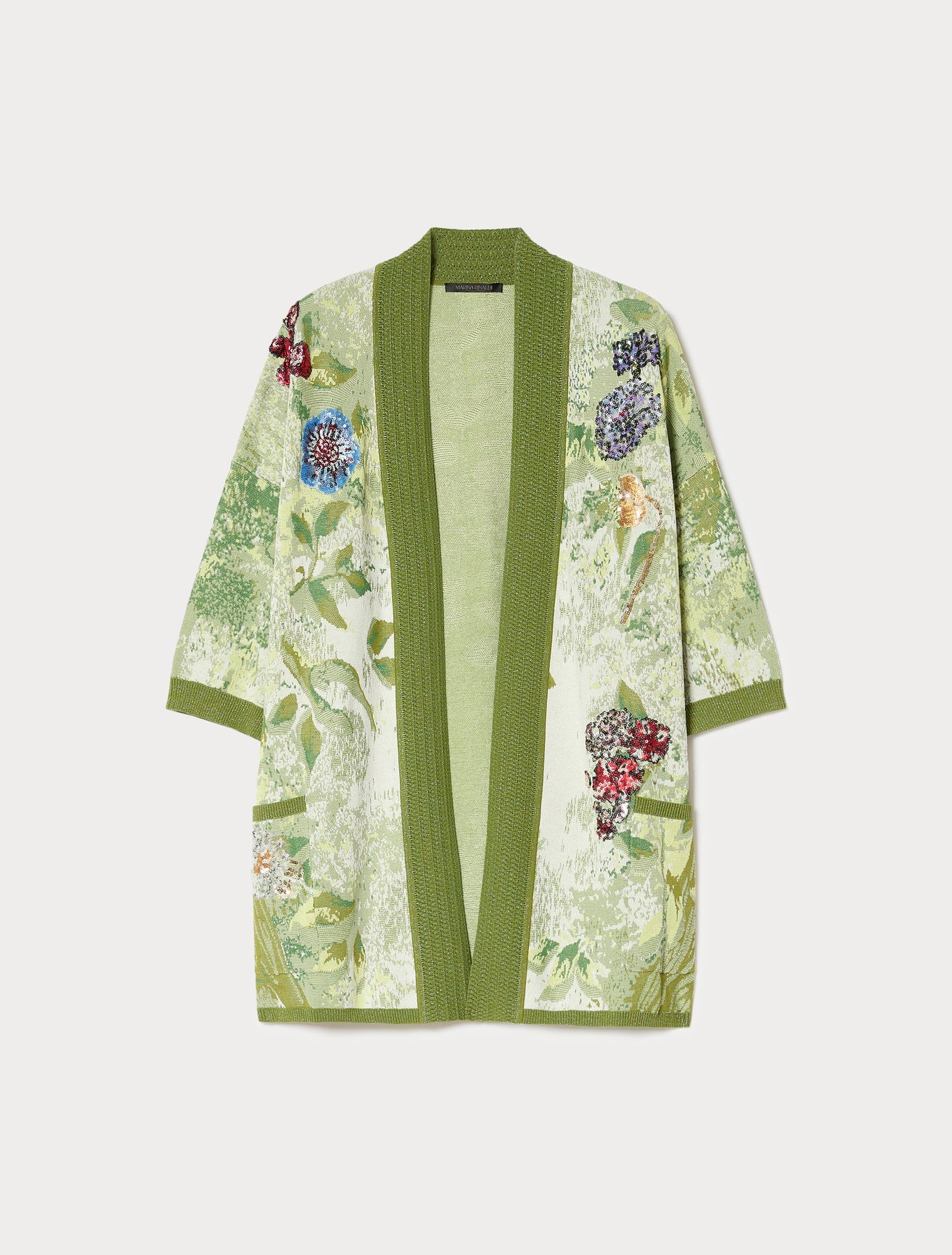 MARINA RINALDI　シルクカーディガン Cardigans and Knitwears | Marina Rinaldi UAE