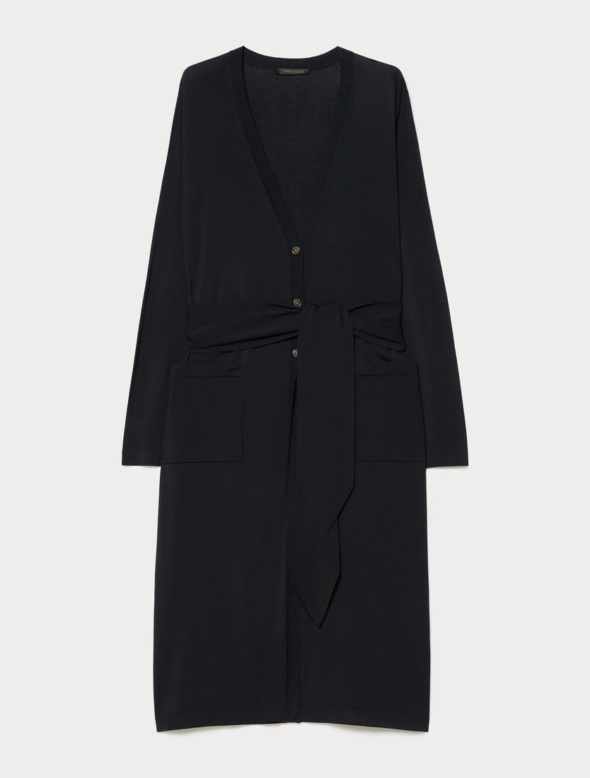 marina rinaldi long viscose cardigan for woman