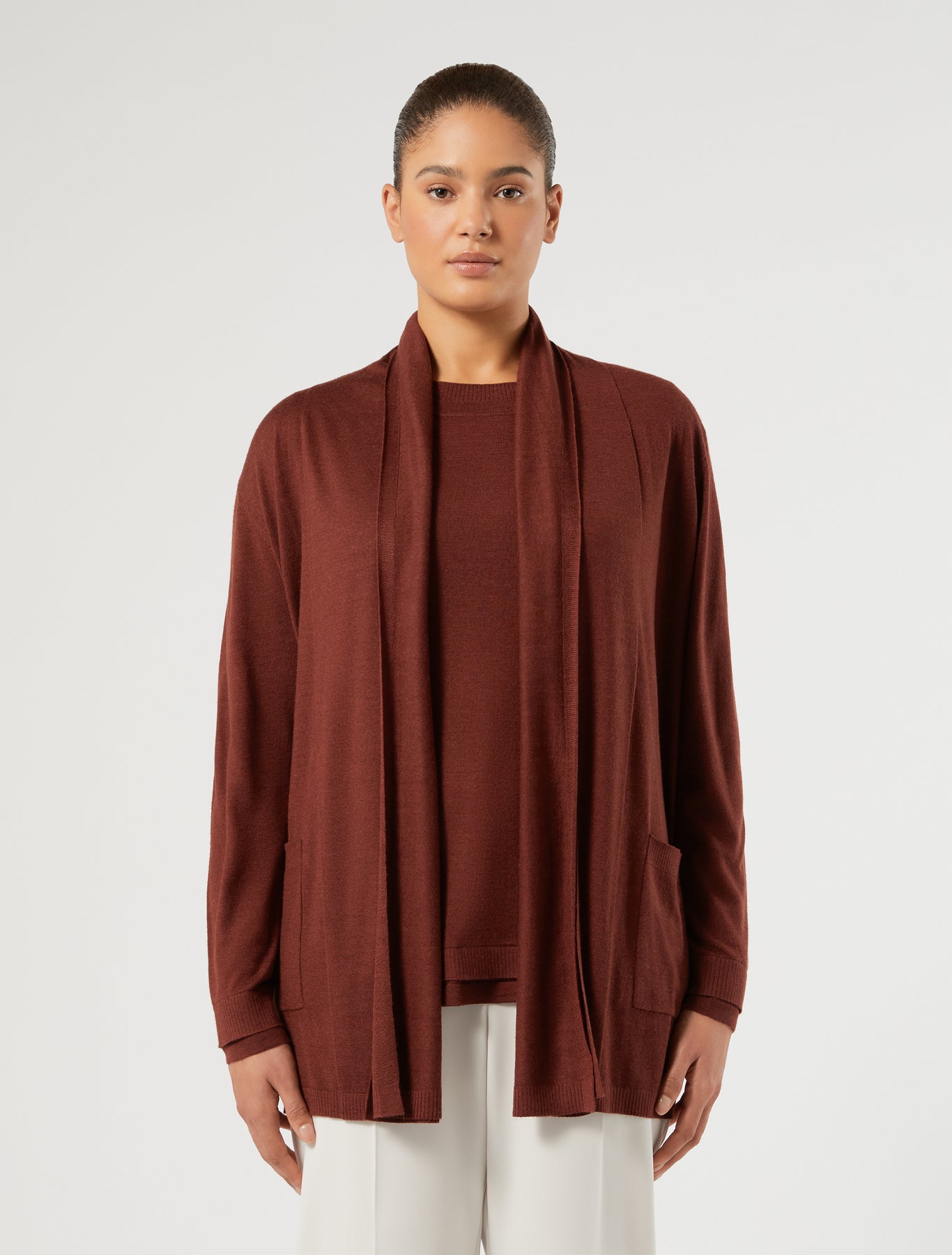Marina Rinaldi wool, silk and cashmere cardigan for woman