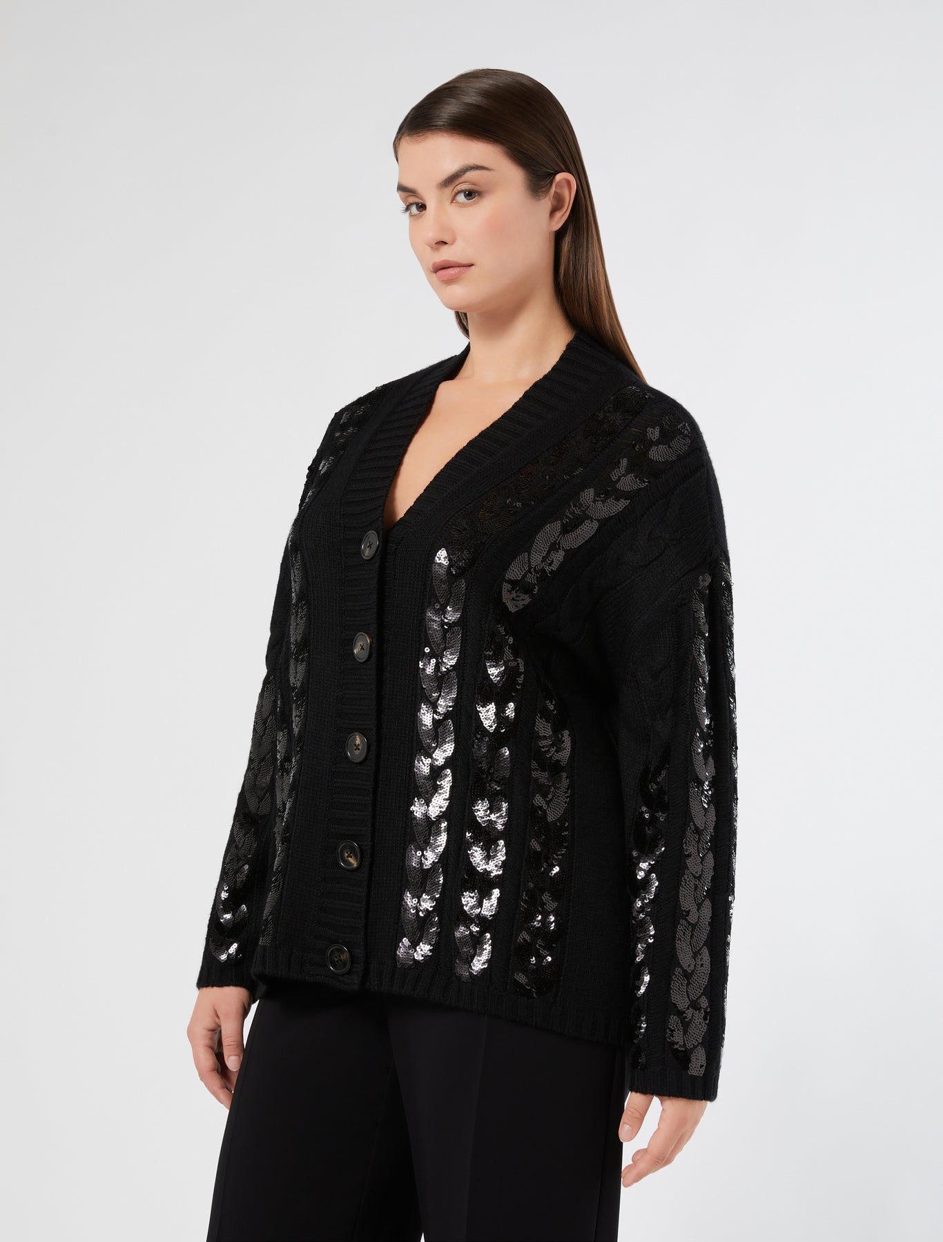 Cardigan with embroidery