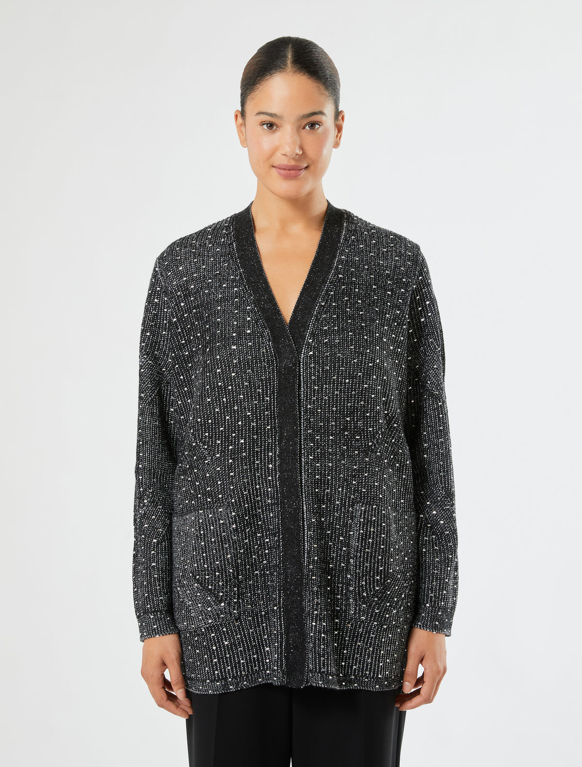 Marina Rinaldi rhinestone cardigan for women