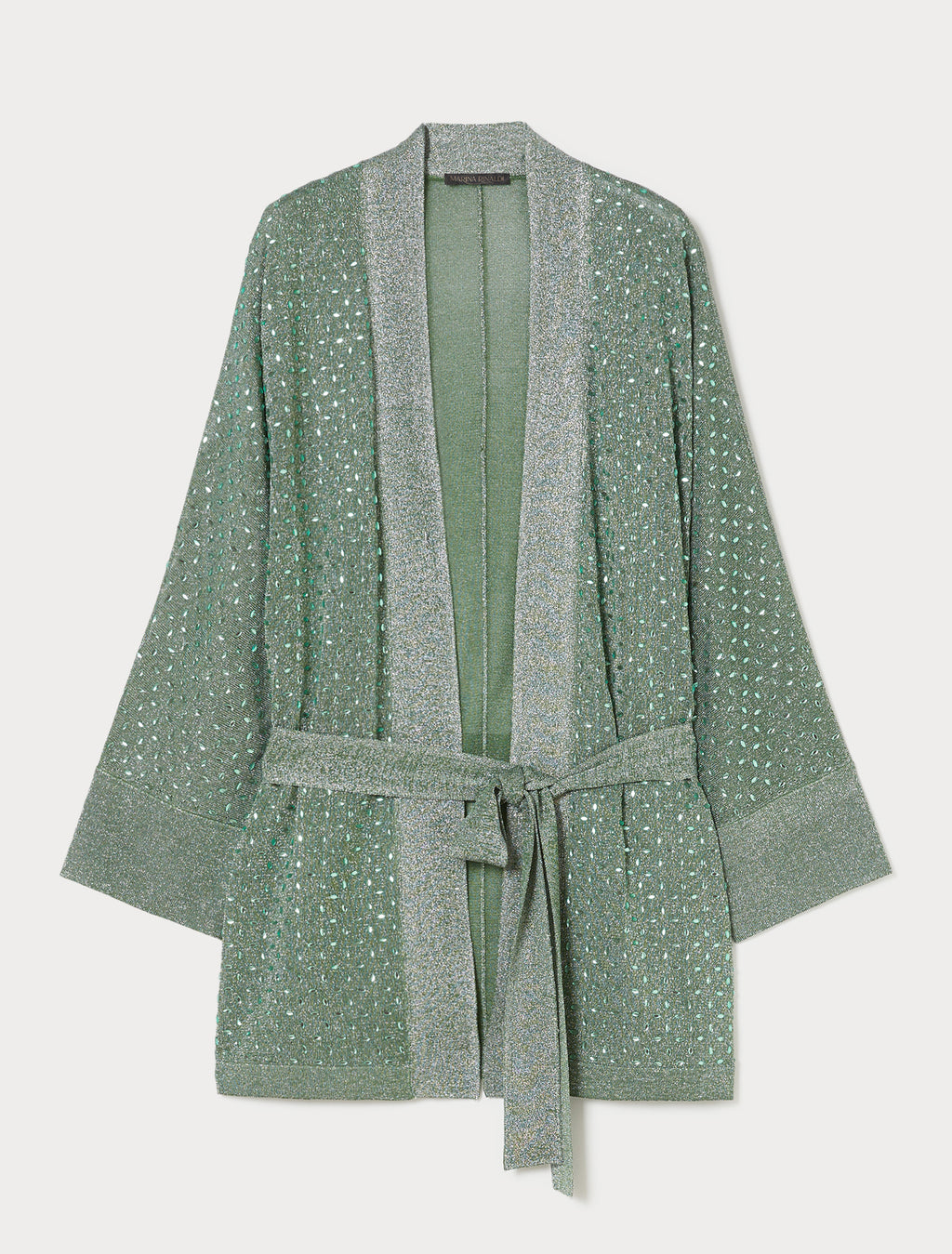 Cardigan with rhinestones