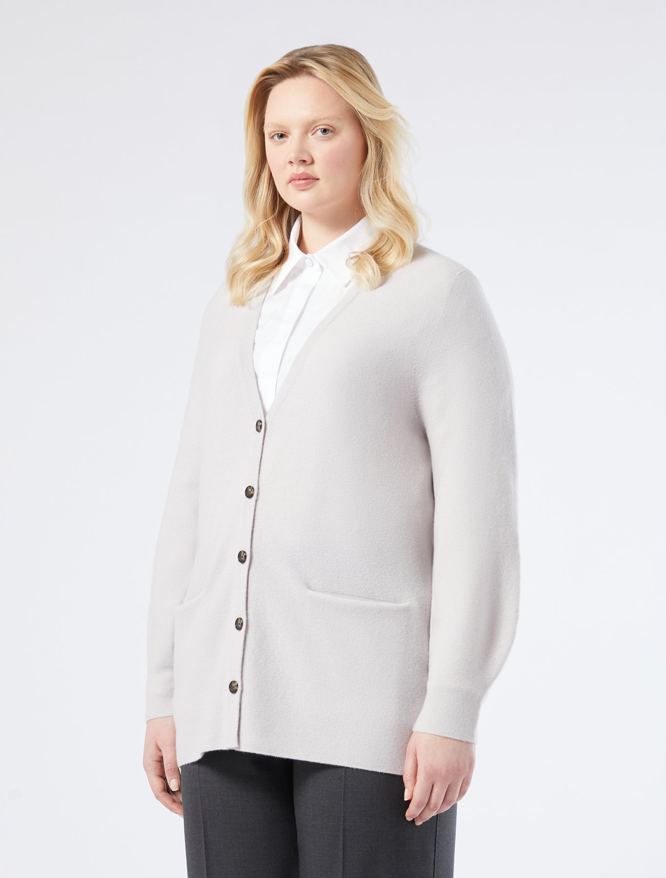 Pure cashmere cardigan