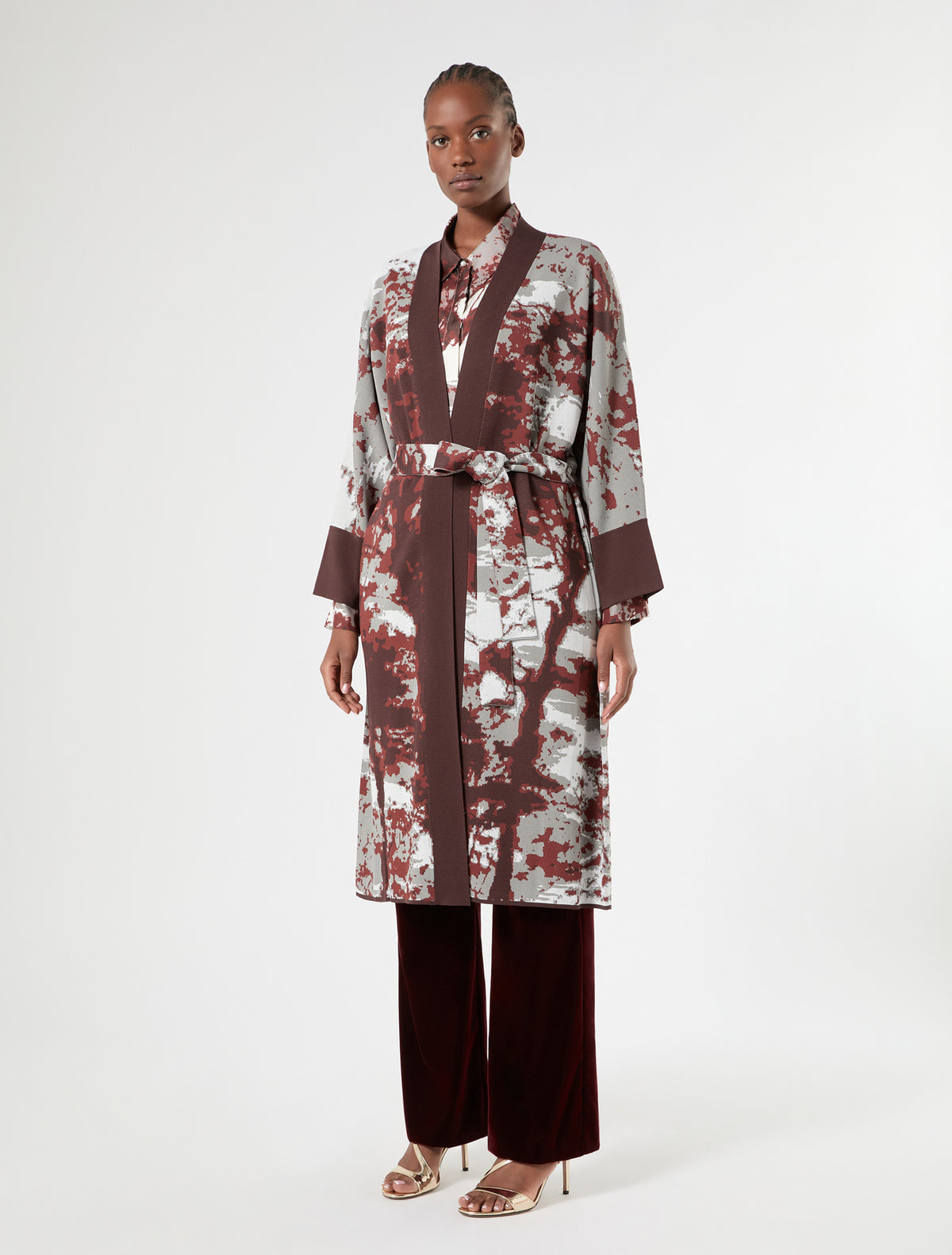 Marina Rinaldi jacquard cardigan for woman