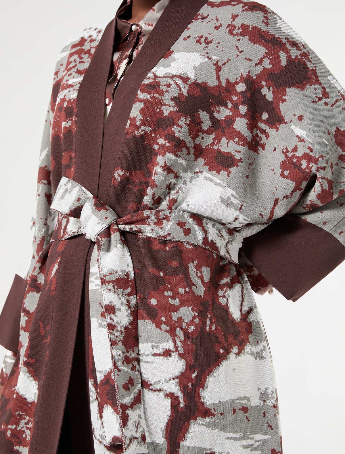 Marina Rinaldi jacquard cardigan for woman