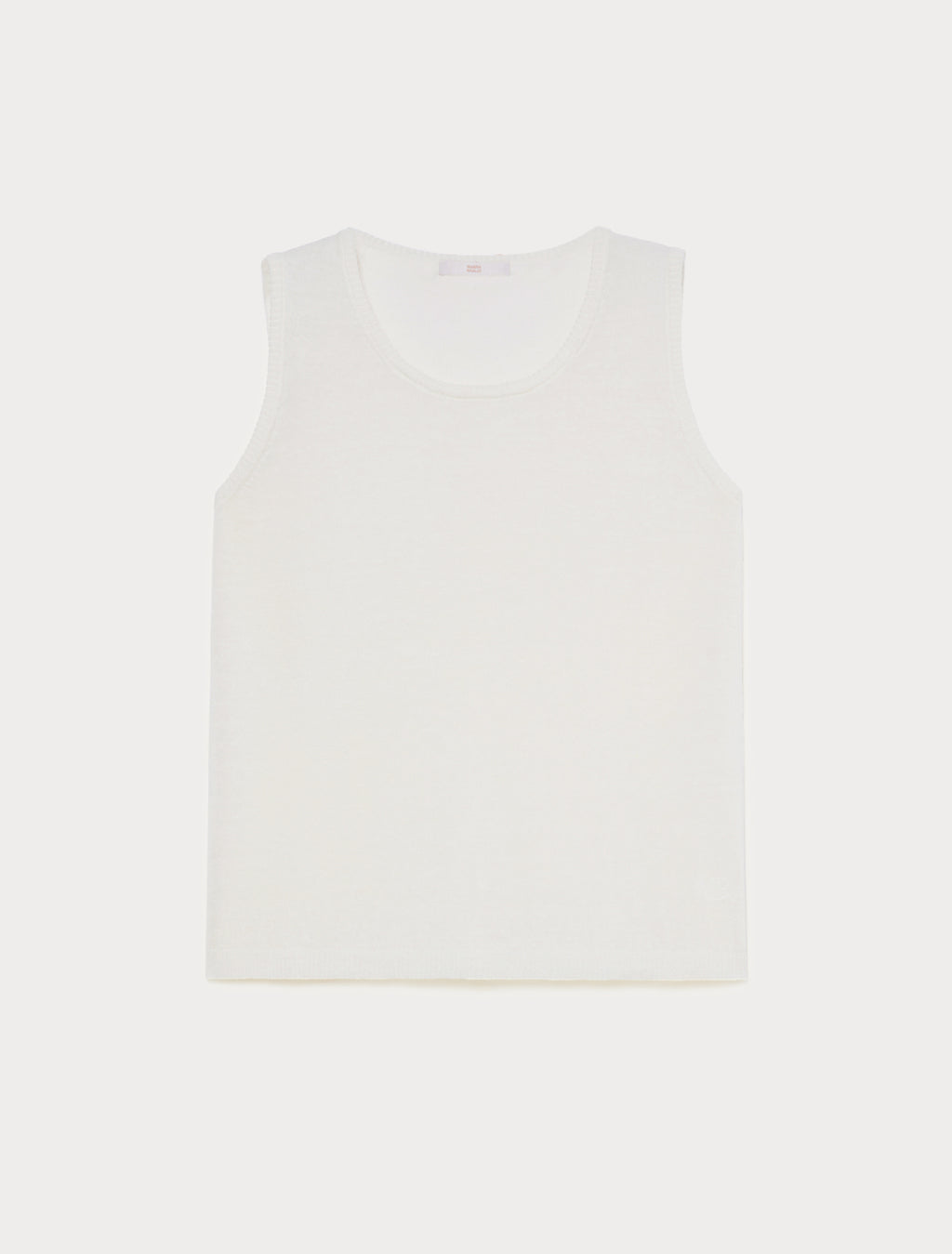 marina rinaldi linen-blend top for woman