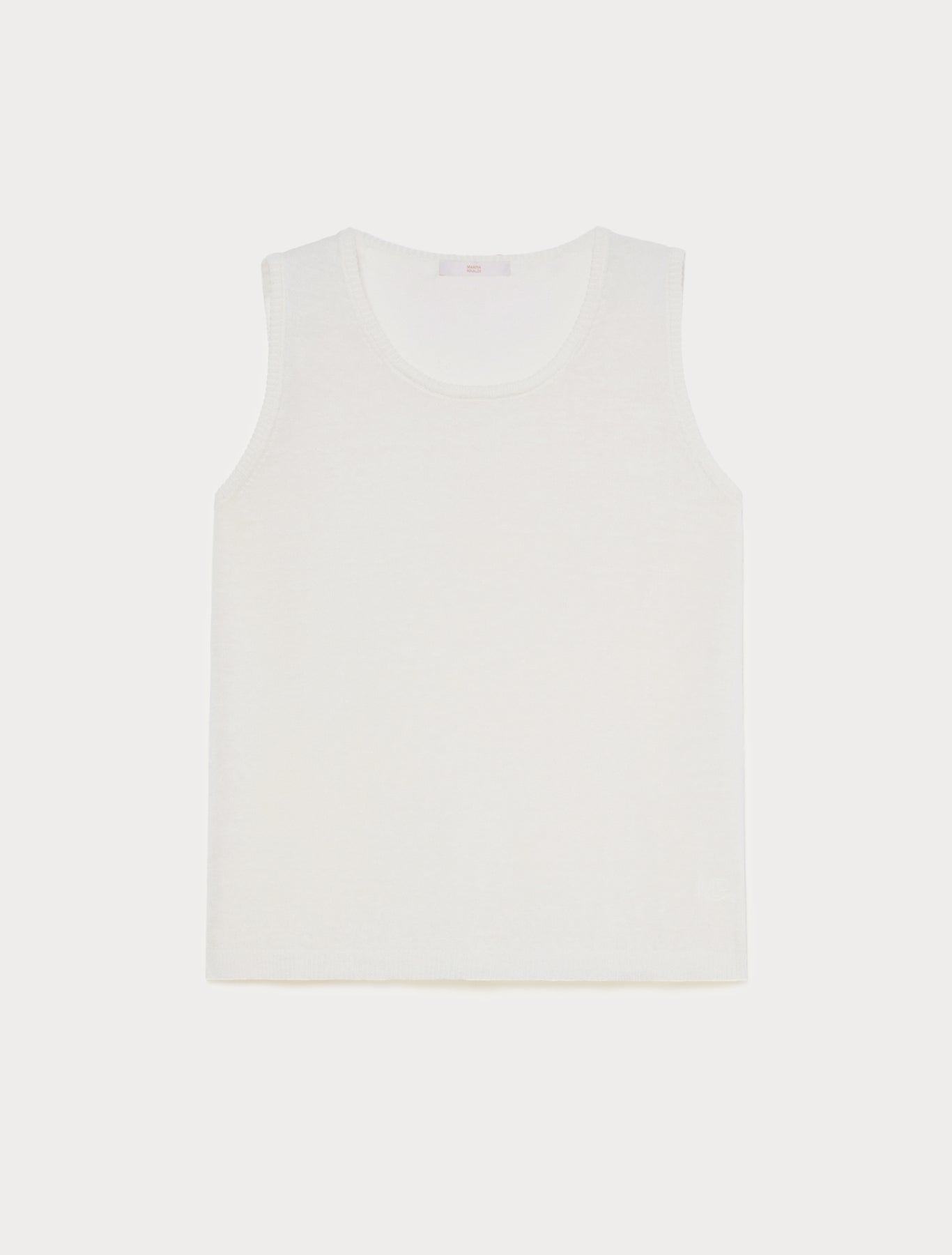 marina rinaldi linen-blend top for woman