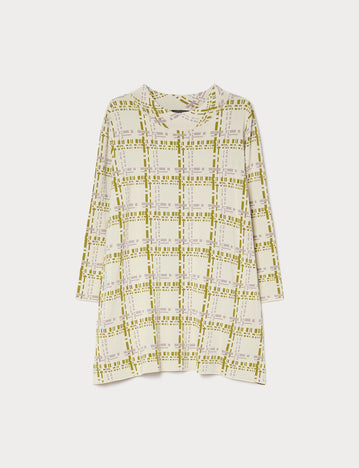 marina rinaldi jacquard viscose sweater for woman
