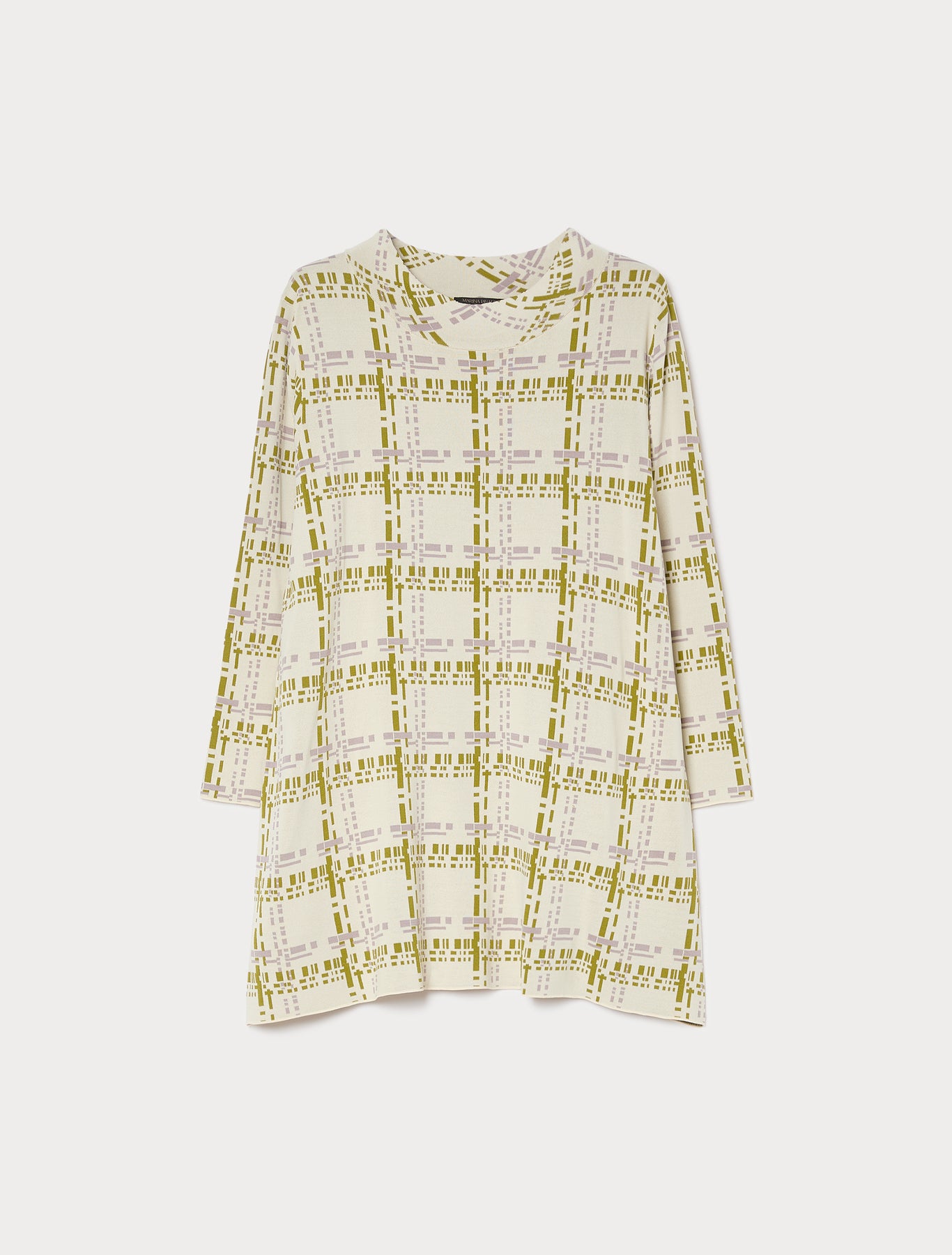 marina rinaldi jacquard viscose sweater for woman