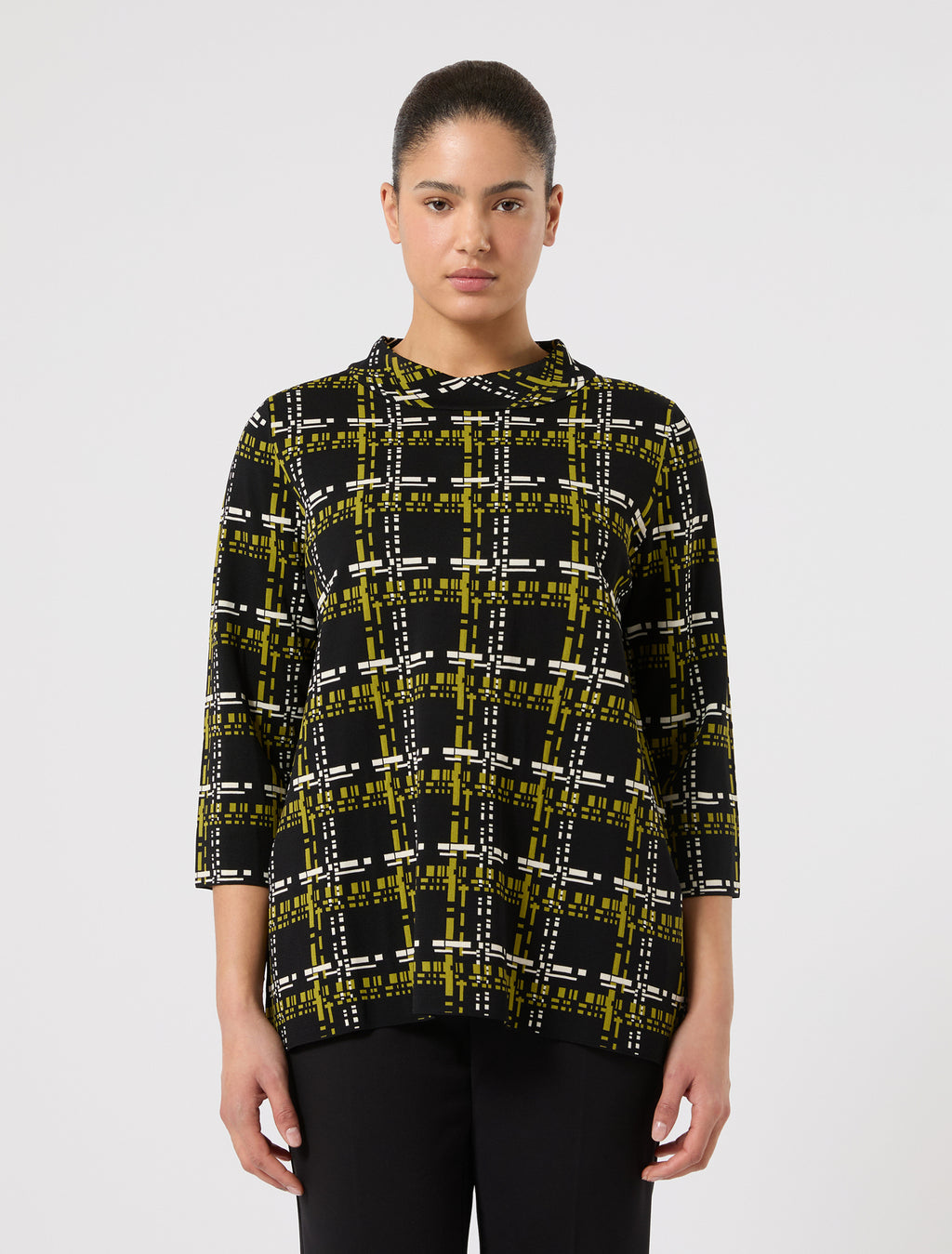 marina rinaldi jacquard viscose sweater for woman