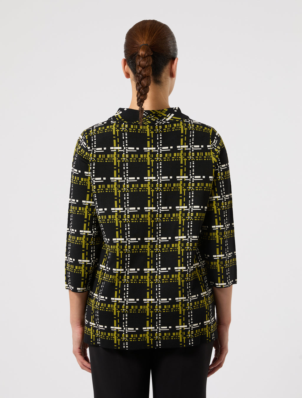 marina rinaldi jacquard viscose sweater for woman