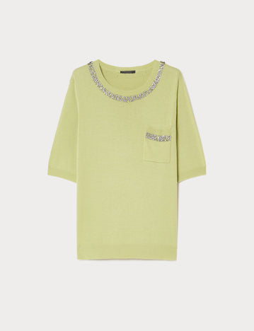 Silk and cashmere sweater