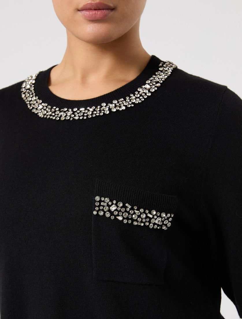 marina rinaldi silk and cashmere sweater for woman