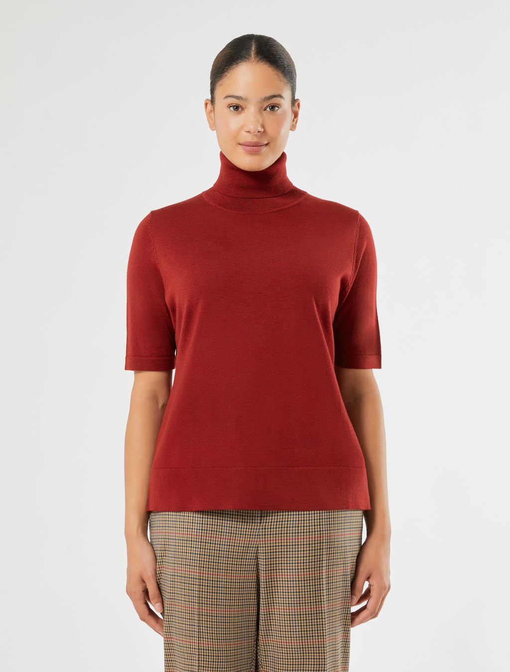 Marina Rinaldi wool polo-neck sweater for women