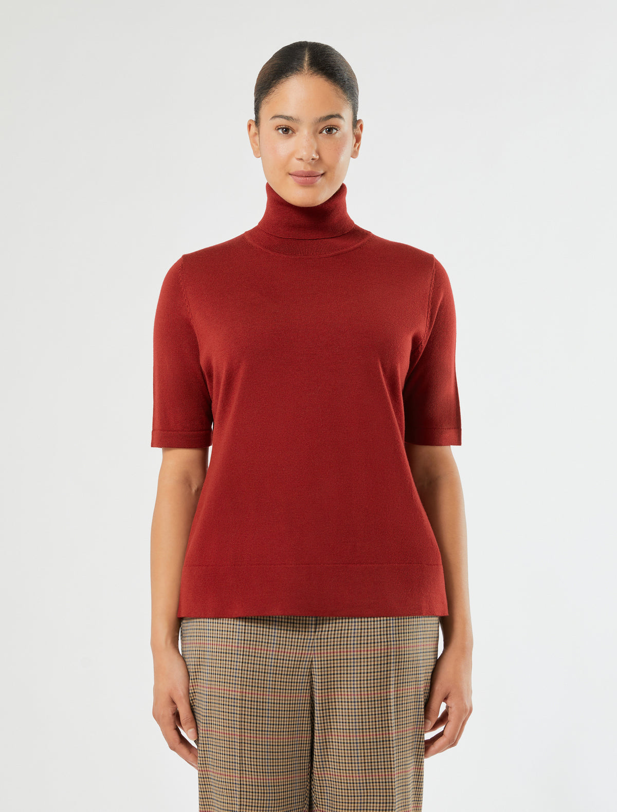 Marina Rinaldi wool polo-neck sweater for women