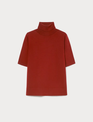 Marina Rinaldi wool polo-neck sweater for women