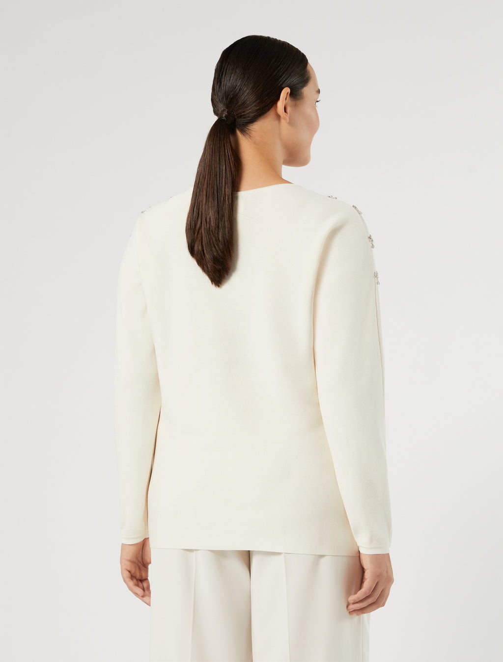 Marina Rinaldi embroidered viscose sweater for woman