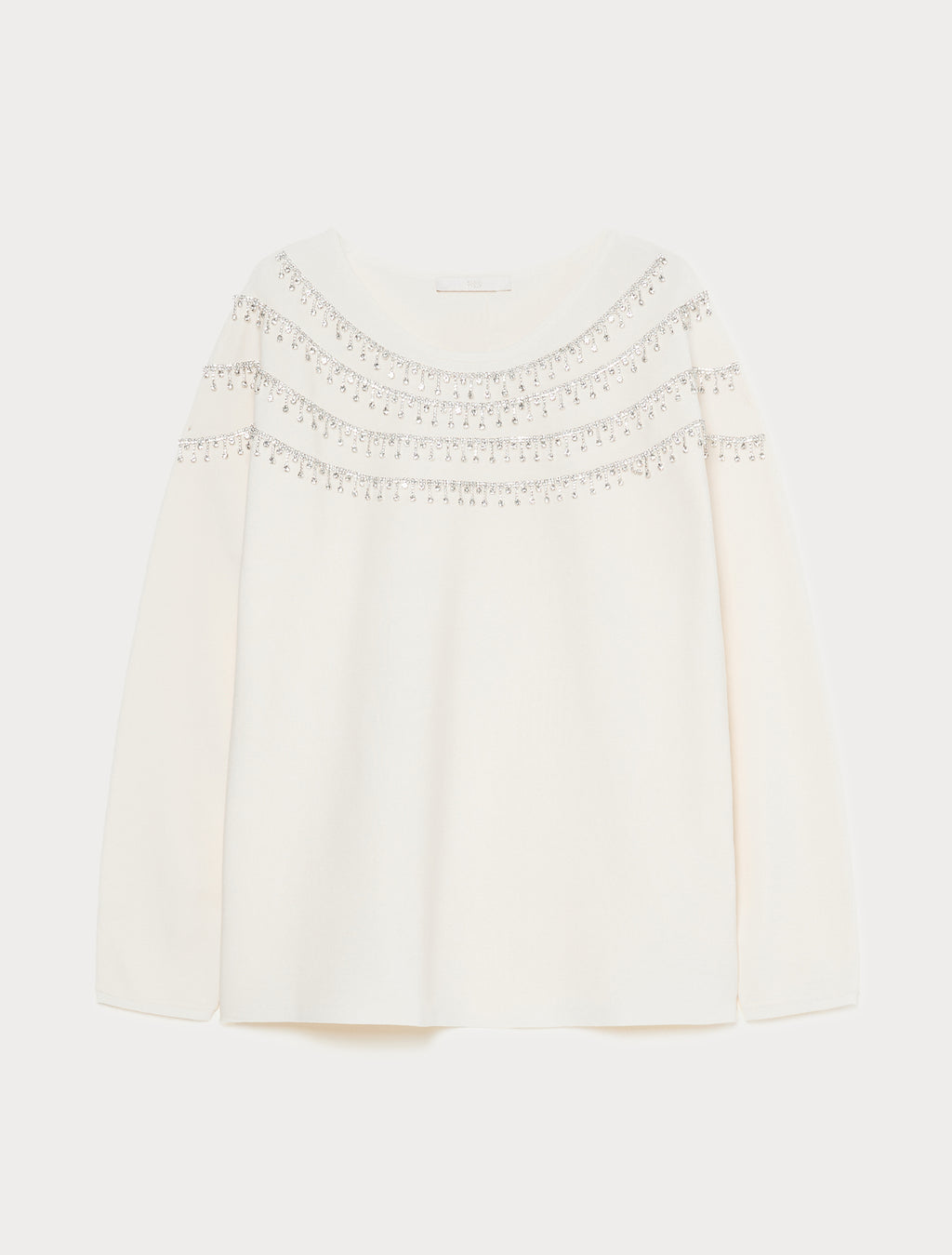 Marina Rinaldi embroidered viscose sweater for woman