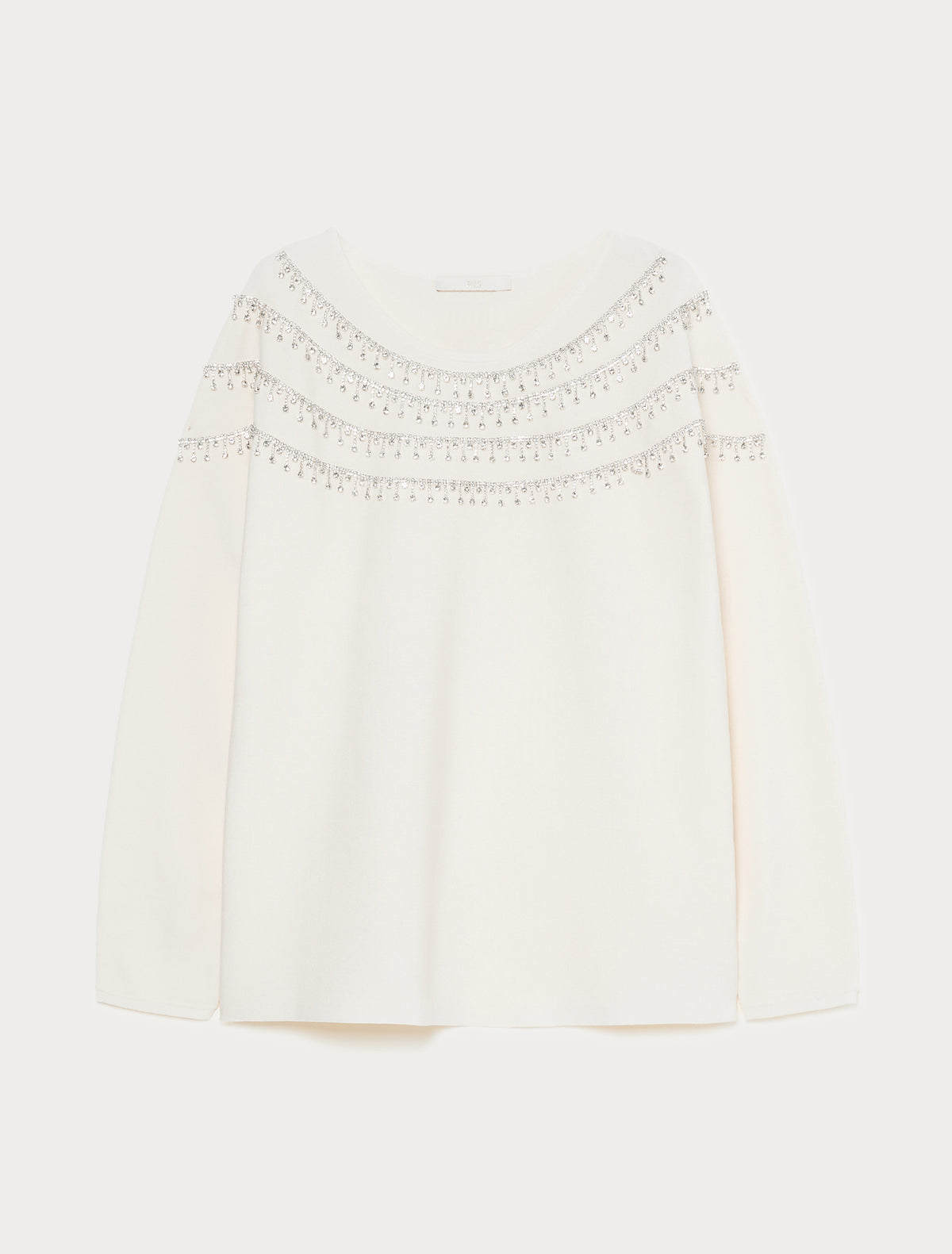 Marina Rinaldi embroidered viscose sweater for woman