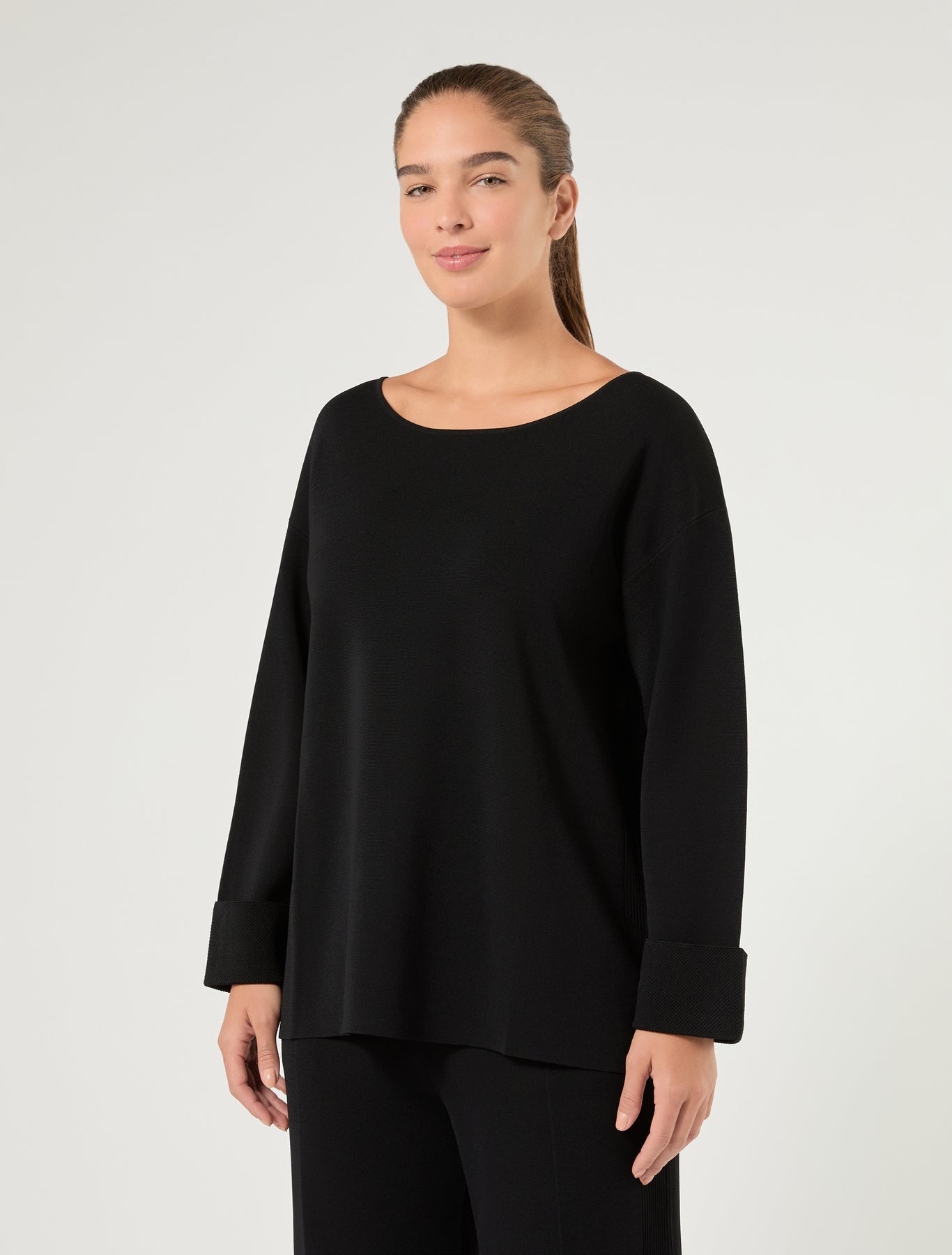 Marina Rinaldi matte viscose sweater for woman