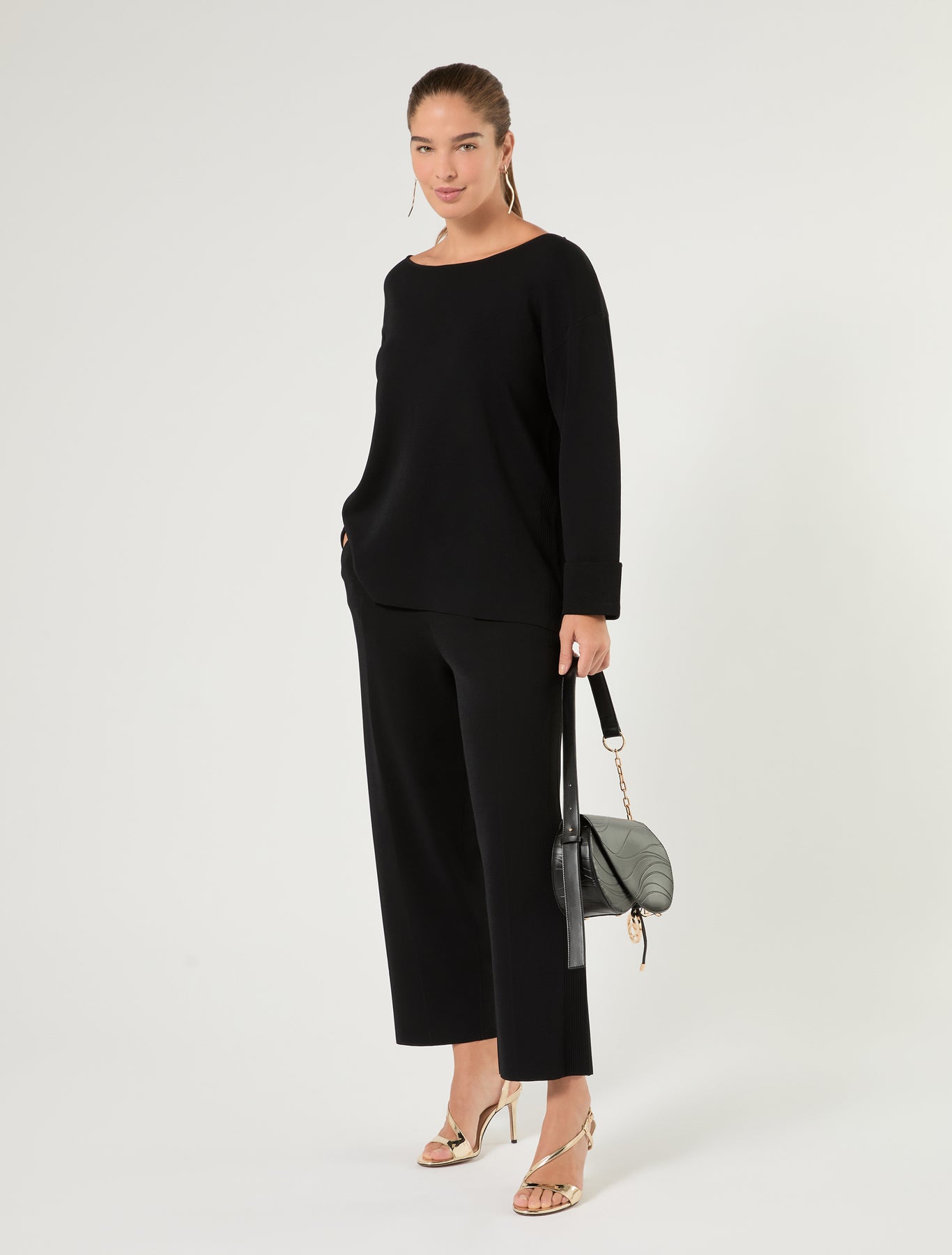 Marina Rinaldi matte viscose sweater for woman