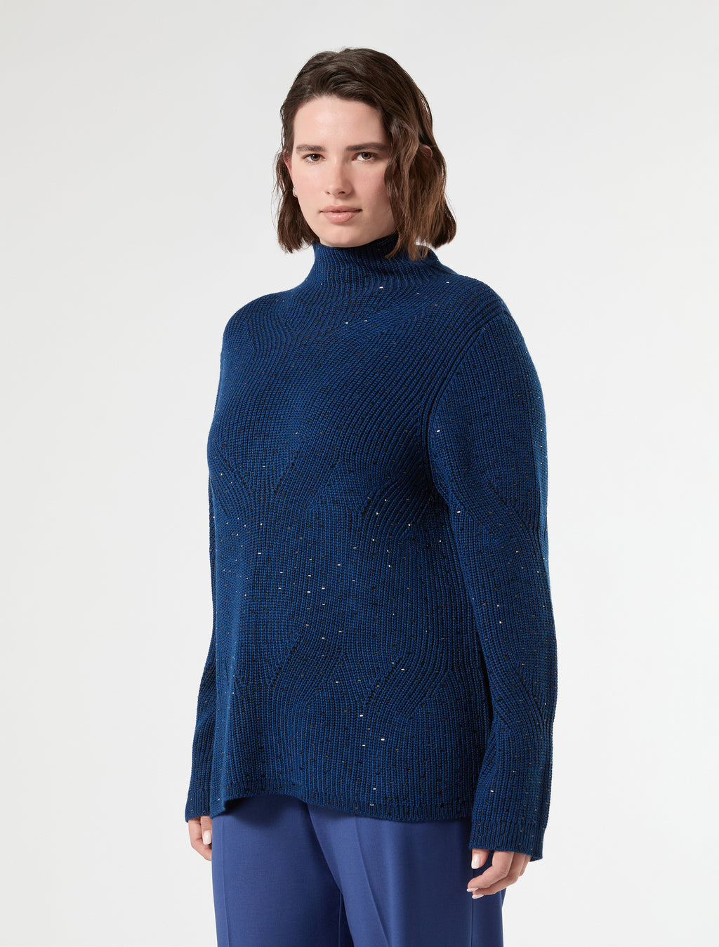 Marina Rinaldi rhinestone sweater for woman