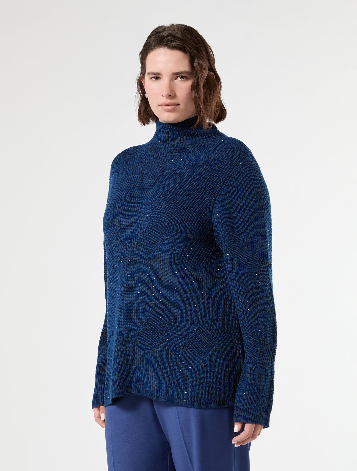 Marina Rinaldi rhinestone sweater for woman