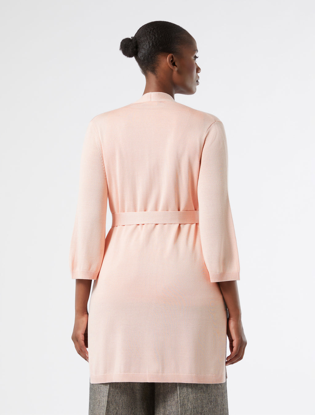 marina rinaldi pure silk cardigan and top for woman