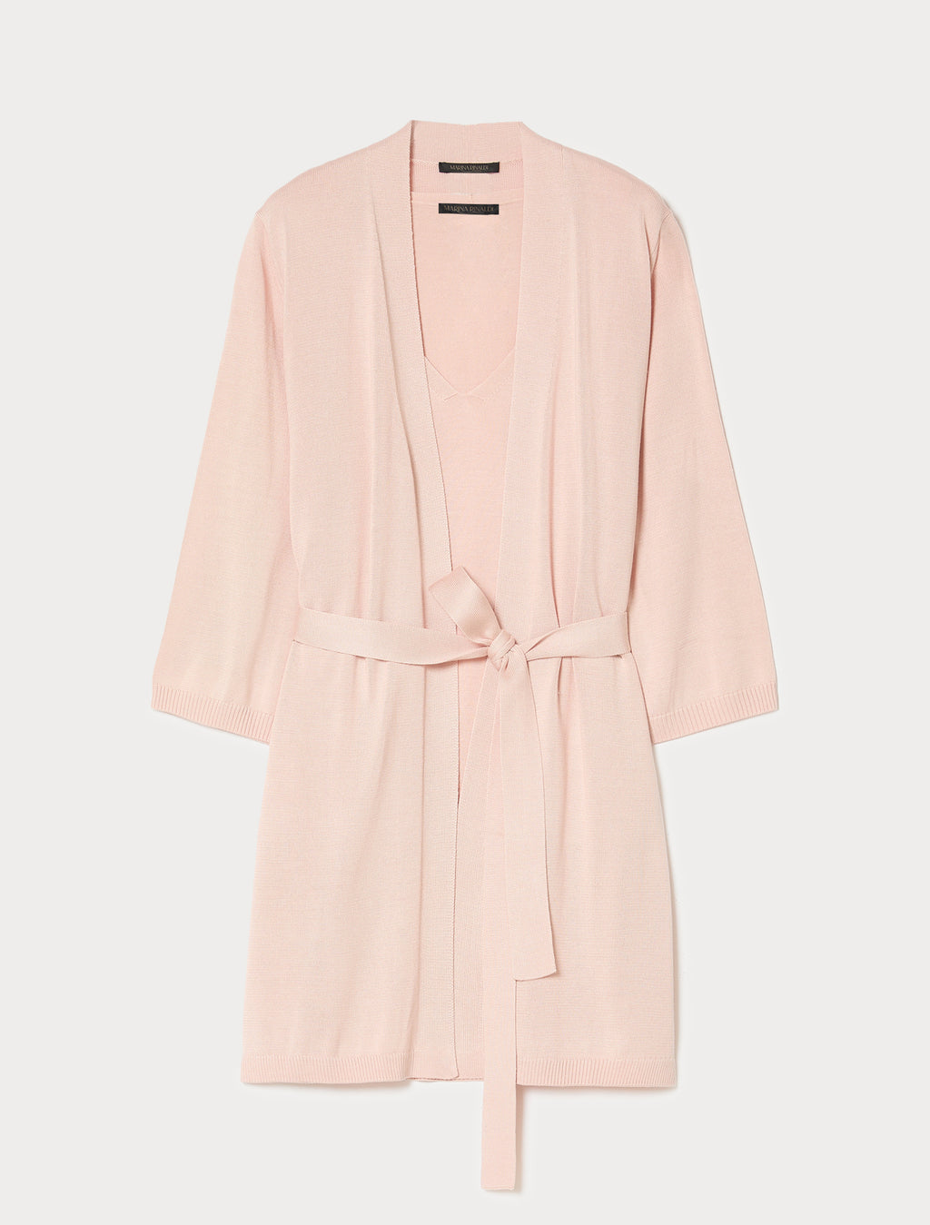 marina rinaldi pure silk cardigan and top for woman
