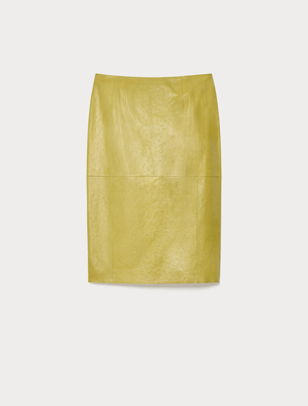 Nappa leather skirt