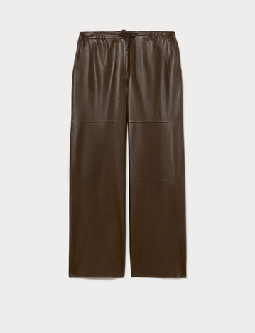 Marina Rinaldi leather trousers for woman