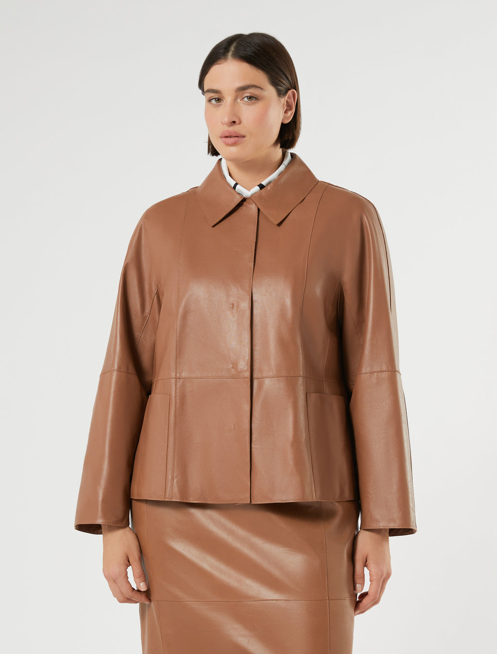 Nappa leather jacket